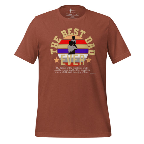 Best Dad Ever Christian Bible Verse T-Shirt